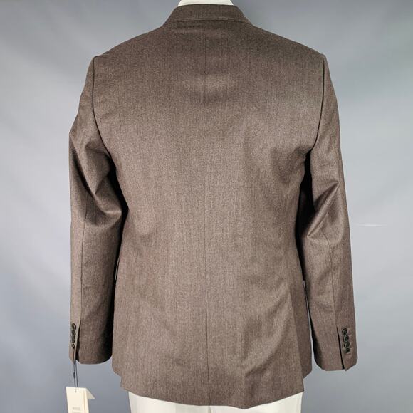 AMI by ALEXANDRE MATTIUSSI Size 44 Taupe Wool Sport Coat - Picture 3 of 8